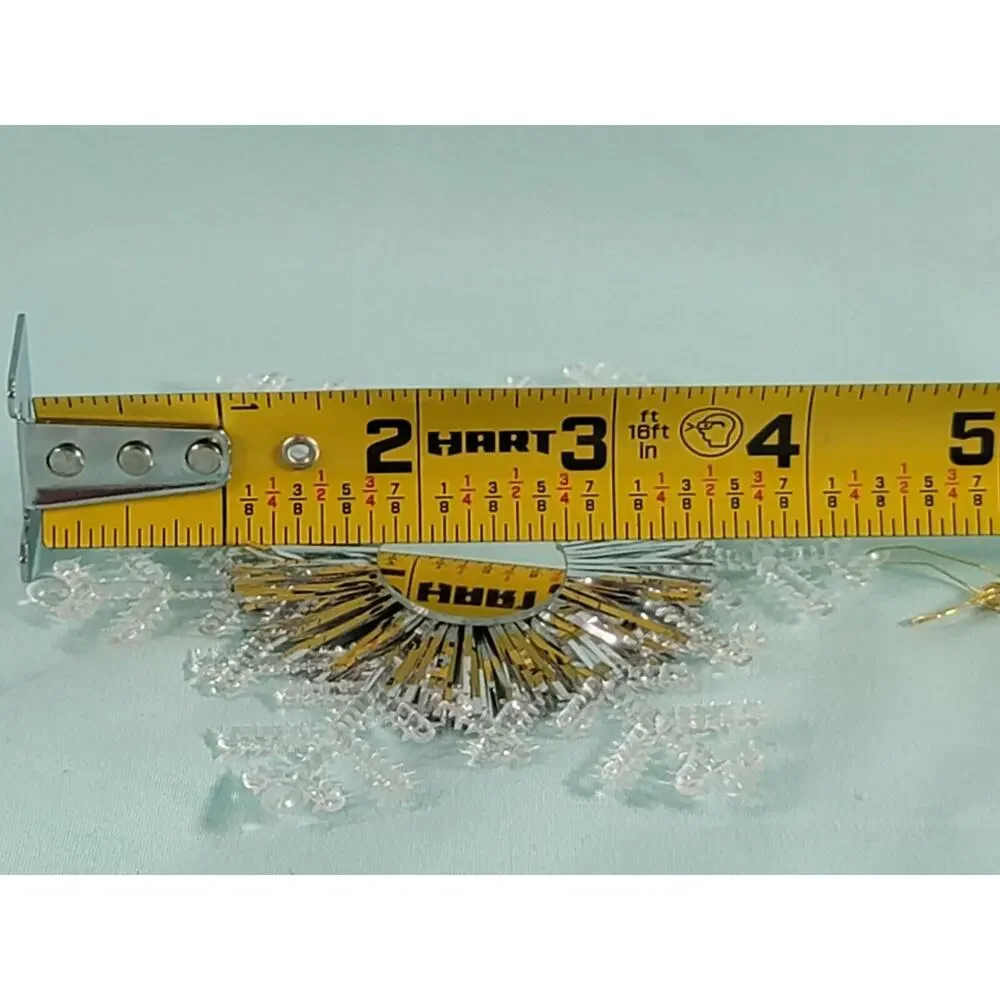 Snowman Christmas Ornaments Vintage Tin Resin Plastic Snowflake Reflector FLAW
